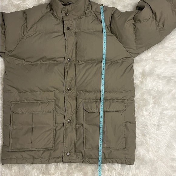 Vintage Sears Down Puffer Jacket Men’s Large – Olive Green Winter - Picture 10 of 13